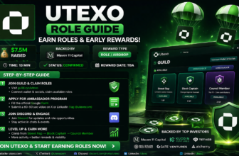 🚀 Utexo Role Guide (Confirmed) – Earn Early Access & Rewards