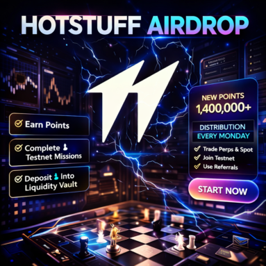 ⚡ Hotstuff Airdrop Guide – Earn Points via Trading, Testnet & Vaults