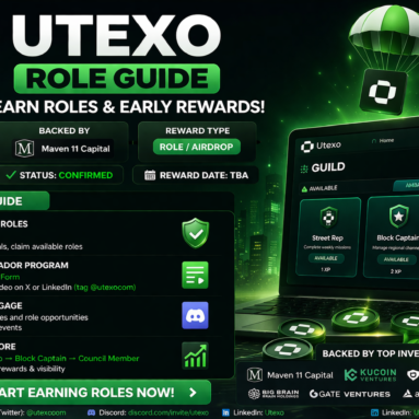 🚀 Utexo Role Guide (Confirmed) – Earn Early Access & Rewards